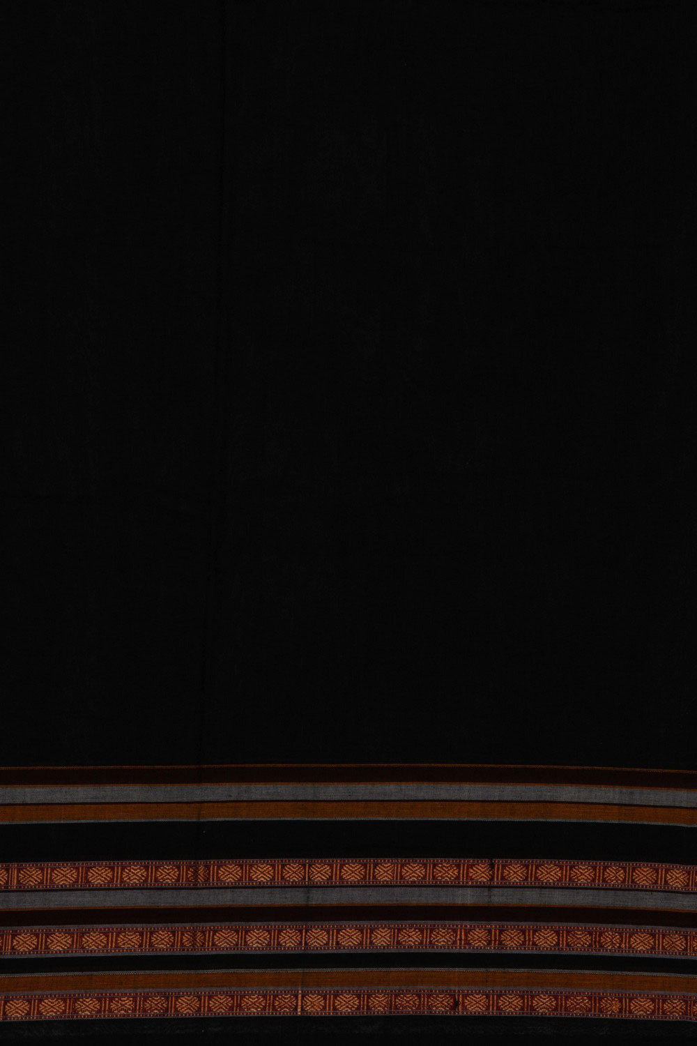 Image of Sambalpuri Cotton Off White Saree